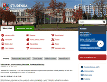Tablet Screenshot of mesto-studenka.cz